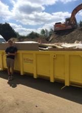 container met Driesje 